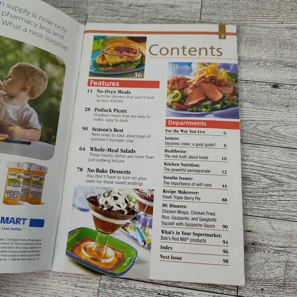 Diabetic Cooking Magazine Cookbook Booklet 2008 PIL Best Recipes Special - Picture 3 of 12